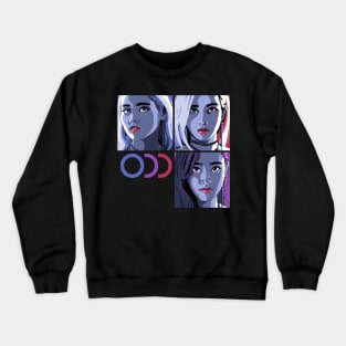 LOONA Odd Eye Circle (original pixelart) Crewneck Sweatshirt